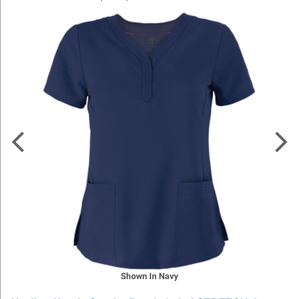 Purple Label Navy Blue Scrub Top and Bottom